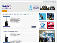 Tablet Screenshot of kirisun.telsizfiyatlari.com