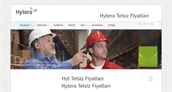 Desktop Screenshot of hyt.telsizfiyatlari.com